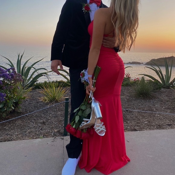 cason couture prom dresses cason couture | Dresses | Red Cason Couture Prom Dress